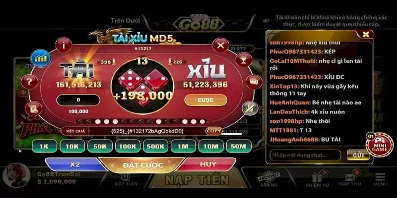 Tìm hiểu về game tài Xỉu MD5 Sunwin